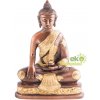 Sediaca Soška Buddha Shakyamuni 19,5 cm, mosadz Sediaca Soška Buddha Shakyamuni 19,5 cm, mosadz