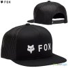 Fox šiltovka Absolute mesh snapback, čierna, one size Fox šiltovka Absolute mesh snapback, čierna, one size