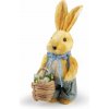 Veľkonočný zajac z prírodného materiálu - prírodná žltá Veľkonočný zajac z prírodného materiálu - prírodná žltá