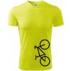 Bicykel na výšku - Pánske tričko Fantasy športové - 3XL ( Neonová žltá ) Bicykel na výšku - Pánske tričko Fantasy športové - 3XL ( Neonová žltá )