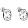 MSPERK Strieborné dámske náušnice so Swarovski Crystals biely obdĺžnik Ag 925/1000 Rh 1 g MSPERK Strieborné dámske náušnice so Swarovski Crystals biely obdĺžnik Ag 925/1000 Rh 1 g