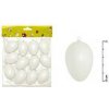 MFP vajíčka plast biele 6cm 12ks S32085 WHITE MFP vajíčka plast biele 6cm 12ks S32085 WHITE