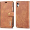 DG.MING 15936 DG.MING Peňaženkový obal 2v1 Apple iPhone XR hnedý DG.MING 15936 DG.MING Peňaženkový obal 2v1 Apple iPhone XR hnedý