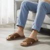 Pánske luxusné celokožené hnedé papuče VALEN Pánske luxusné celokožené hnedé papuče VALEN