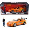 Jada Toys Rýchlo a zbesilo auto 1995 Toyota Supra + figúrka Brian O'Conner 1:24 Jada Toys Rýchlo a zbesilo auto 1995 Toyota Supra + figúrka Brian O'Conner 1:24