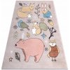 Detský koberec FUN 200x290 ZVIERATKÁ béžový #O545 Detský koberec FUN 200x290 ZVIERATKÁ béžový #O545