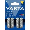 Batéria VARTA Ultra Lithium AA / L91, 4ks 6106301404 Batéria VARTA Ultra Lithium AA / L91, 4ks 6106301404