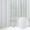 Biela hladká perleťovo lesklá záclona/organza s olovkom ZAC-032 výška 325 cm Šitie na mieru Biela hladká perleťovo lesklá záclona/organza s olovkom ZAC-032 výška 325 cm Šitie na mieru