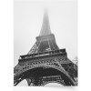 Čierna a biela: Eiffelova veža Plakat premium niepersonalizowany, shutterstock grafiki Čierna a biela: Eiffelova veža Plakat premium niepersonalizowany, shutterstock grafiki