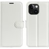 AppleMix Puzdro pre Apple iPhone 15 Plus - stojan - umelá koža - slonovinovo biela AppleMix Puzdro pre Apple iPhone 15 Plus - stojan - umelá koža - slonovinovo biela
