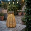 Solárny lampáš MONDEX SOKKE NATURE 29 cm hnedý Solárny lampáš MONDEX SOKKE NATURE 29 cm hnedý