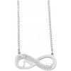 Ewena Oceľový prívesok nekonečno so zirkónmi + Darčekové balenie Ewena Oceľový prívesok nekonečno so zirkónmi + Darčekové balenie