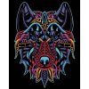 Maľovanie podľa čísel Farebný vlk na čiernom pozadí, 80x100 cm, bez rámu a bez vypnutia plátna (6051852) Maľovanie podľa čísel Farebný vlk na čiernom pozadí, 80x100 cm, bez rámu a bez vypnutia plátna (6051852)