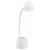 Philips 8719514443778 Hat stolná dotyková lampička so stojanom na mobil LED 4W/80lm 3000-5700K biela stmievateľná Philips 8719514443778 Hat stolná dotyková lampička so stojanom na mobil LED 4W/80lm 3000-5700K biela stmievateľná