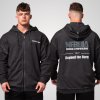 Nebbia pánska fitness mikina na zips 362 black