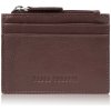 Paolo Peruzzi Kožené puzdro na karty s vreckom na zips RFID koňak AY-17-CG