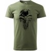Tričko Skull 2.0 olive