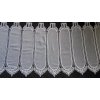Háčkovaná vitrážová záclonka 13609 biela výška 30 cm