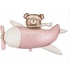 Balón fóliový MEDVEĎ V LIETADLE Baby Shower Narodeniny Roček Párty 94x61cm Balón fóliový MEDVEĎ V LIETADLE Baby Shower Narodeniny Roček Párty 94x61cm