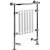 Kúpeľňový radiátor vodný Sapho 1 W 598 x 960 mm biely, strieborný Kúpeľňový radiátor vodný Sapho 1 W 598 x 960 mm biely, strieborný