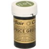 Sugarflair Gélová farba Spruce Green 25 g