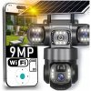 EXTERNÁ SOLÁRNA KAMERA 4K TYP-C 3 OBRAZOVKY 9MPx WiFi OTOČNÁ 3 OBJEKTÍVY EXTERNÁ SOLÁRNA KAMERA 4K TYP-C 3 OBRAZOVKY 9MPx WiFi OTOČNÁ 3 OBJEKTÍVY