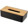 Wenko | WENKO 25319100 - Kozmetický box ROTELLO 24x12,7 cm čierna/hnedá | WE0319 Wenko | WENKO 25319100 - Kozmetický box ROTELLO 24x12,7 cm čierna/hnedá | WE0319