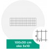 TopStone Gabiónová sieť 100×30 cm, oko 5×10 V