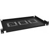 Solarix Police 19 1U 250mm ukládací plato BK úchyt na přední lišty UP-02-B Solarix Police 19 1U 250mm ukládací plato BK úchyt na přední lišty UP-02-B