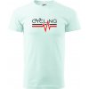 Cycling ekg - Klasické pánske tričko vyššej gramáže - L ( Frost ) Cycling ekg - Klasické pánske tričko vyššej gramáže - L ( Frost )