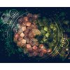 ZUTY Maľovanie podľa čísel VESMÍRNA MANDALA Rámovanie bez rámu a bez vypnutia plátna Rozmer 80 x 100 cm