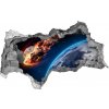 Foto fotografie diera na stenu Padajúce meteor 95x73 cm Foto fotografie diera na stenu Padajúce meteor 95x73 cm