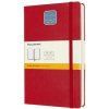 Moleskine Zápisník Expanded tvrdé dosky A5 linajkový červený Moleskine Zápisník Expanded tvrdé dosky A5 linajkový červený