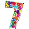 Nafukovací balónek číslo 7 farebné balóniky 102 cm extra veľký - Grabo - Grabo Nafukovací balónek číslo 7 farebné balóniky 102 cm extra veľký - Grabo - Grabo