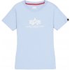 Alpha Industries dámske tričko New Basic T BL W Artic Blue Farba: modrá, Veľkosti dámske: S Alpha Industries dámske tričko New Basic T BL W Artic Blue Farba: modrá, Veľkosti dámske: S
