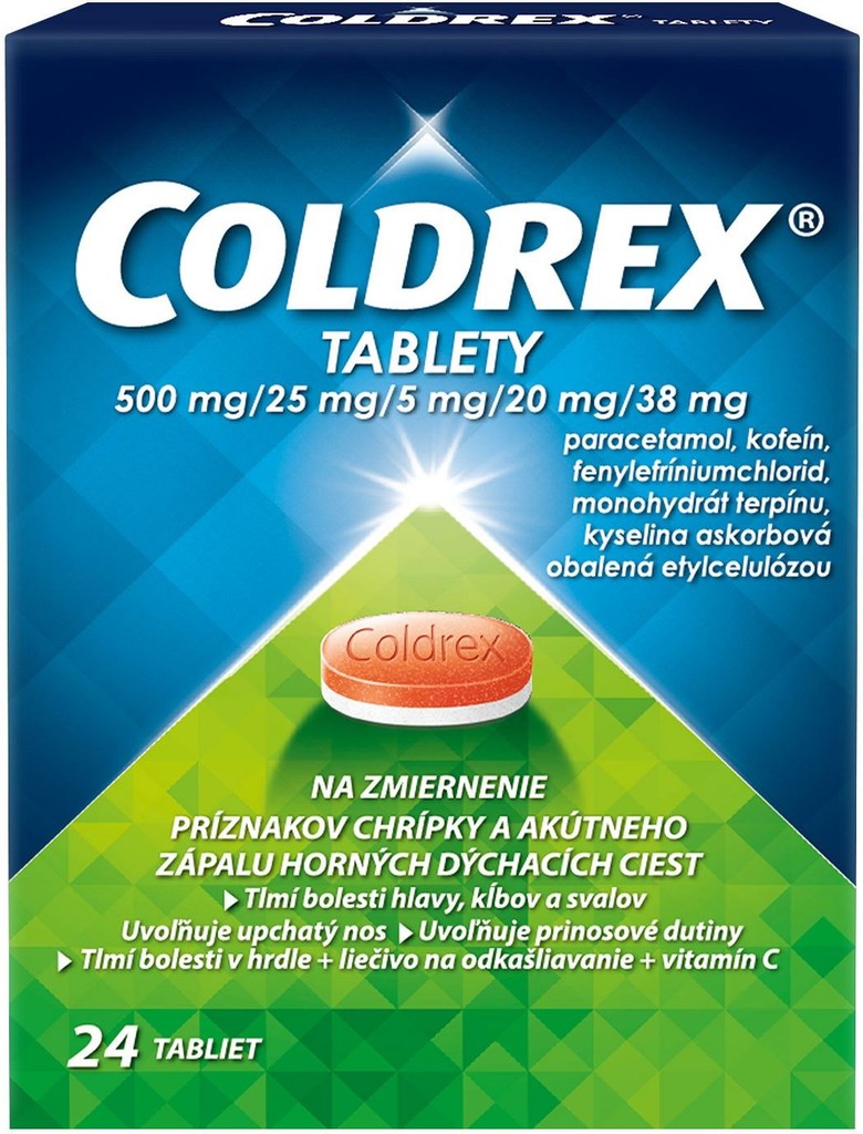 Coldrex tablety tbl. 24 (blis.PVC/Al)