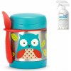 SKIP HOP Zoo Termoska na jedlo s lyžičko/vidličkou Sovička 325 ml, 3+ + AQUAINT 500 ml SKIP HOP Zoo Termoska na jedlo s lyžičko/vidličkou Sovička 325 ml, 3+ + AQUAINT 500 ml