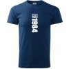 Limited edition 1984 pruh - Klasické pánske tričko vyššej gramáže - S ( Polnočná modrá ) Limited edition 1984 pruh - Klasické pánske tričko vyššej gramáže - S ( Polnočná modrá )