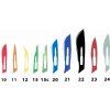 GIMA CARBON STEEL BLADES Chirurgické čepele z uhlíkovej ocele veľkosť 20, sterilné, 100ks GIMA CARBON STEEL BLADES Chirurgické čepele z uhlíkovej ocele veľkosť 20, sterilné, 100ks