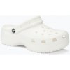 Dámske šľapky Crocs Classic Platform Clog white Dámske šľapky Crocs Classic Platform Clog white