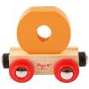 Bigjigs Rail Wagon Drevená vláčiková dráha - písmeno O Bigjigs Rail Wagon Drevená vláčiková dráha - písmeno O