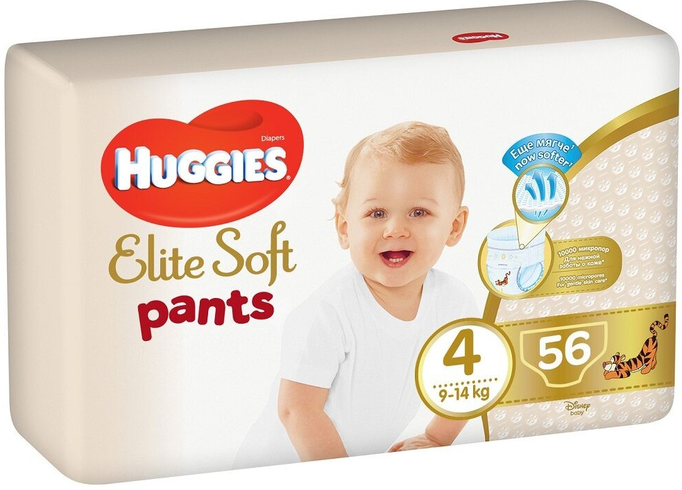 HUGGIES Elite Soft Pants 4 56 ks