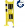 Čierno-žltá stĺpiková mobilná bariéra - dĺžka 360 cm, výška 105 cm Čierno-žltá stĺpiková mobilná bariéra - dĺžka 360 cm, výška 105 cm