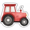 Pískacia koženková nášivka TRAKTOR červený Velkost: PÍSKLE! malé Pískacia koženková nášivka TRAKTOR červený Velkost: PÍSKLE! malé