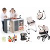 Set kuchynka ostrovček s kočíkom Kitchen Island 360° Smoby a elektronický kávovar s jedálenskou stoličkou a potravinami Set kuchynka ostrovček s kočíkom Kitchen Island 360° Smoby a elektronický kávovar s jedálenskou stoličkou a potravinami