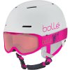 Lyžiarska prilba BOLLÉ B-FUN s okuliarmi BOLLÉ ROCKET Pink Bear Biela 48-51 cm Lyžiarska prilba BOLLÉ B-FUN s okuliarmi BOLLÉ ROCKET Pink Bear Biela 48-51 cm