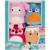 Squishmallows Micromallows 4Pack Mýval, Bigfoot, Ara, Škoricová rolka 191726747963 Squishmallows Micromallows 4Pack Mýval, Bigfoot, Ara, Škoricová rolka 191726747963
