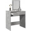 vidaXL Toaletný stolík so zrkadlom betónovosivý 73x46,5x120 cm vidaXL Toaletný stolík so zrkadlom betónovosivý 73x46,5x120 cm