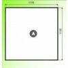 ROMOTOP Plech pod kamna 1100 x 1100 mm; varianta ROMOTOP Plech pod kamna 1100 x 1100 mm; varianta