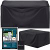 `Záhradný obal na súpravu 205 x 160 x 70 cm čierny` `Záhradný obal na súpravu 205 x 160 x 70 cm čierny`